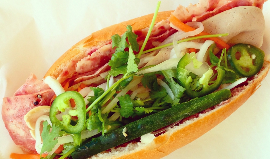 Brazilian seafood stew, Vietnamese Banh Mi or Armenian Lahmajun are